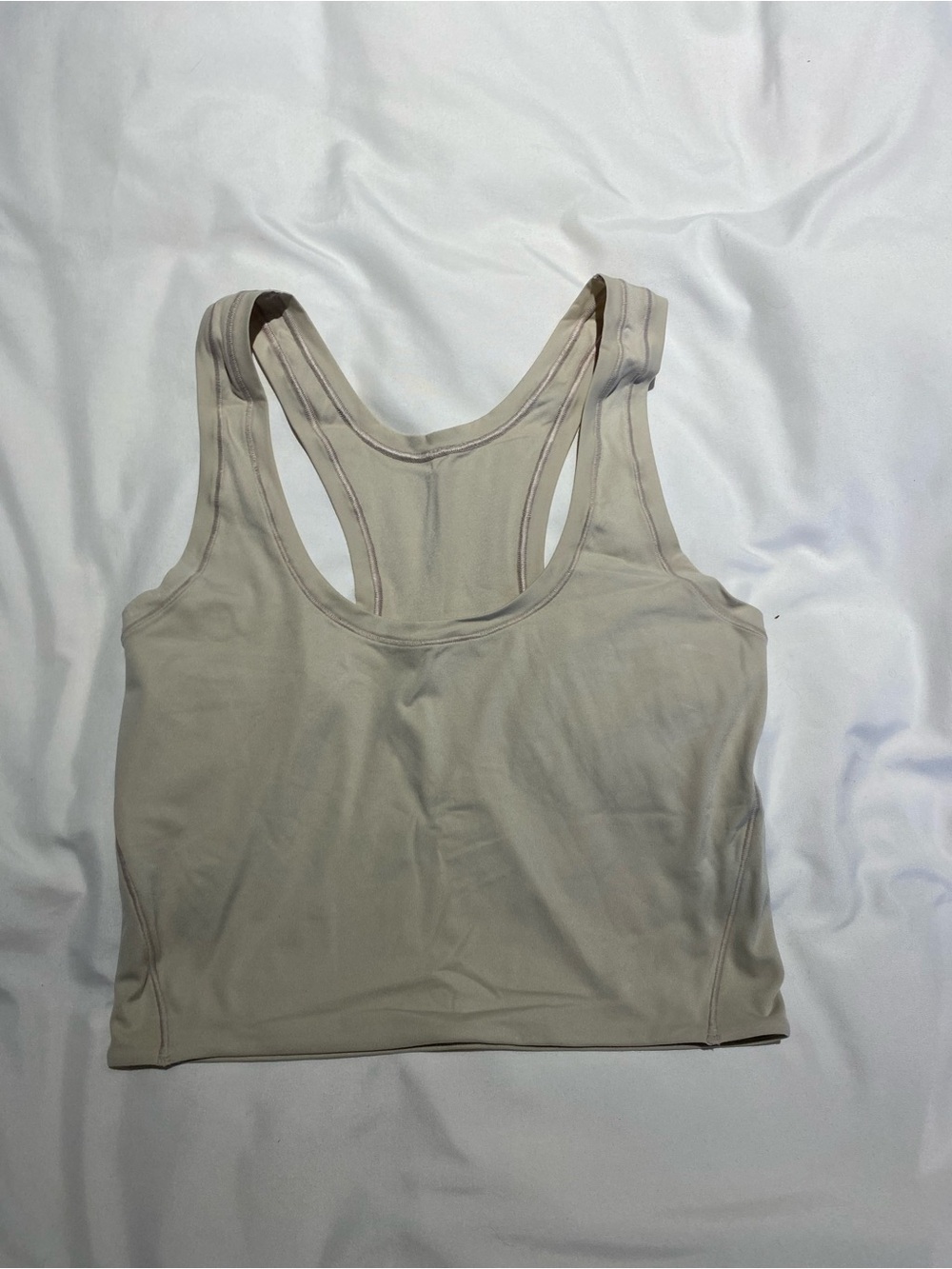 lululemon athletica Light Beige Racerback Sports Bra